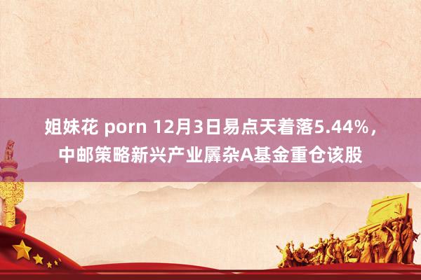 姐妹花 porn 12月3日易点天着落5.44%，中邮策略新兴产业羼杂A基金重仓该股