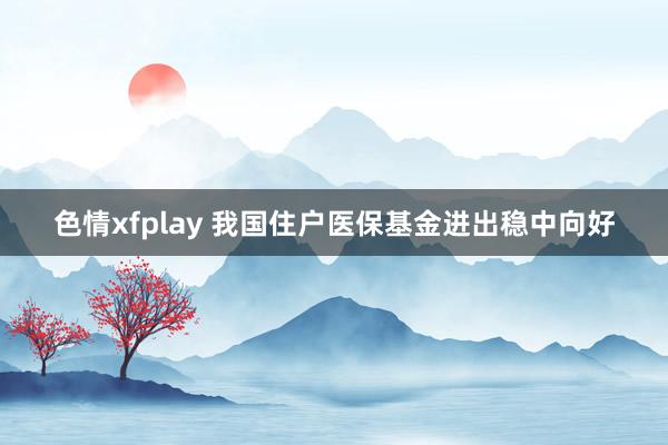 色情xfplay 我国住户医保基金进出稳中向好