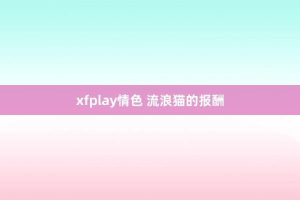 xfplay情色 流浪猫的报酬