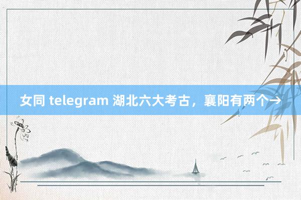 女同 telegram 湖北六大考古，襄阳有两个→